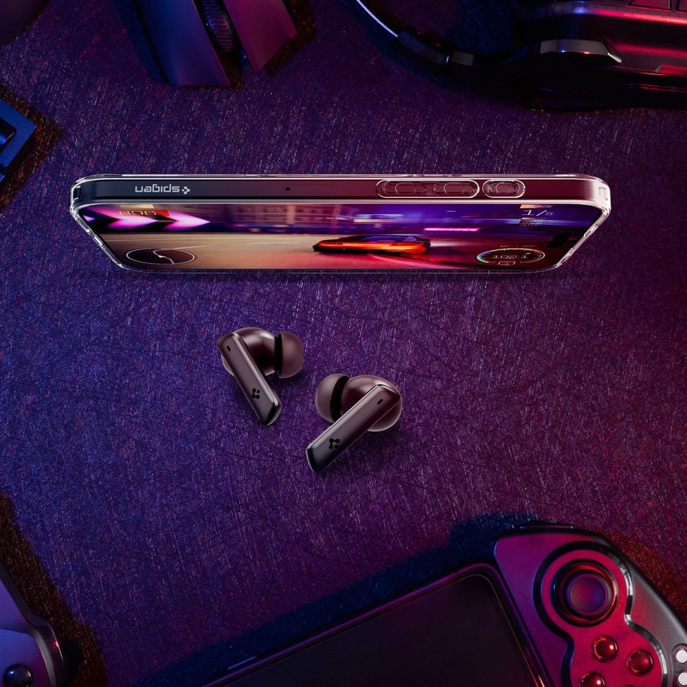 Handsfree Bluetooth Spigen SA2402, TWS, ANC, Biela