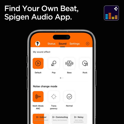 Handsfree Bluetooth Spigen SA2403, A2DP, ANC, Čierna ASD09691