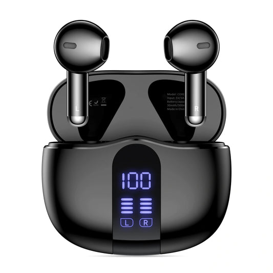 Handsfree Bluetooth Tech-Protect Ultraboost Core G2, TWS, Čierna