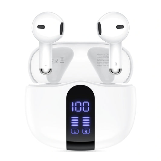 Bluetooth handsfree Tech-Protect Ultraboost Core G2, TWS, biela