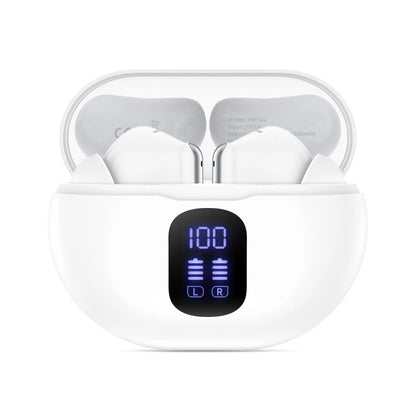 Handsfree Bluetooth Tech-Protect Ultraboost Pro G2, TWS, Biela
