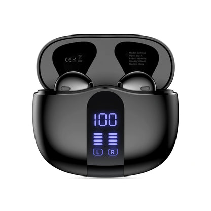 Handsfree Bluetooth Tech-Protect Ultraboost Core G2, TWS, Čierna