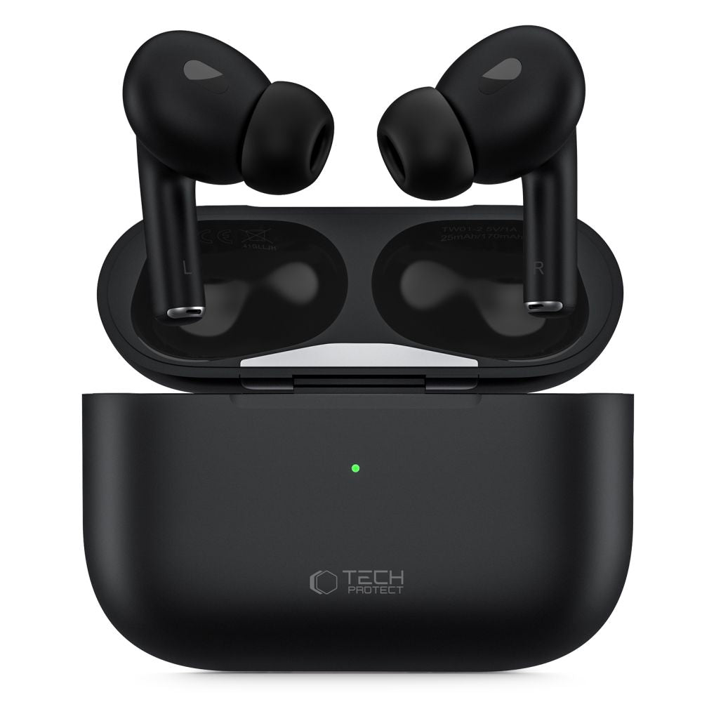 Handsfree Bluetooth Tech-Protect Ultraboost Pro, TWS, čierna