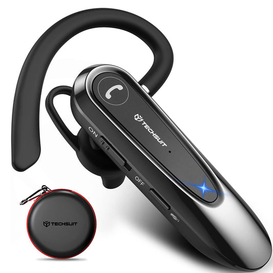 Handsfree Bluetooth Techsuit CB2 AirTalk, A2DP, Čierna