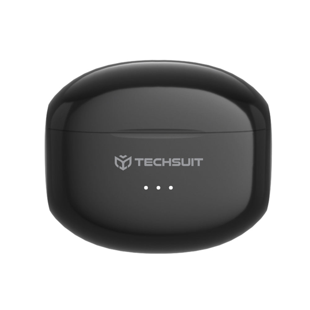Handsfree Bluetooth Techsuit CW1 Audira Pro, TWS, ANC, Čierna