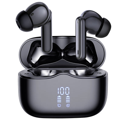 Handsfree Bluetooth Techsuit CW2 VelarX One, TWS, ANC, Čierna