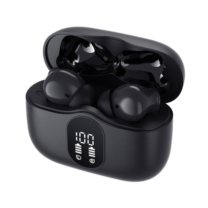 Handsfree Bluetooth Techsuit CW3 WaveBeat 100, TWS, ANC, Čierna