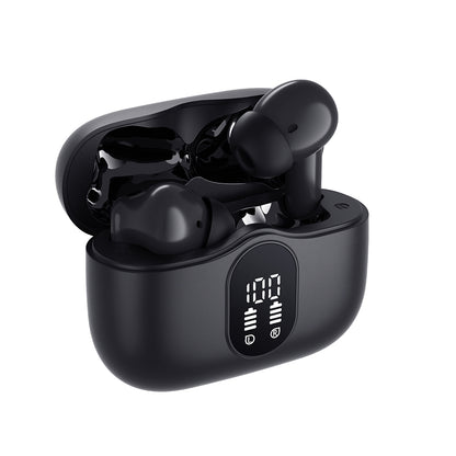 Handsfree Bluetooth Techsuit CW3 WaveBeat 100, TWS, ANC, Čierna