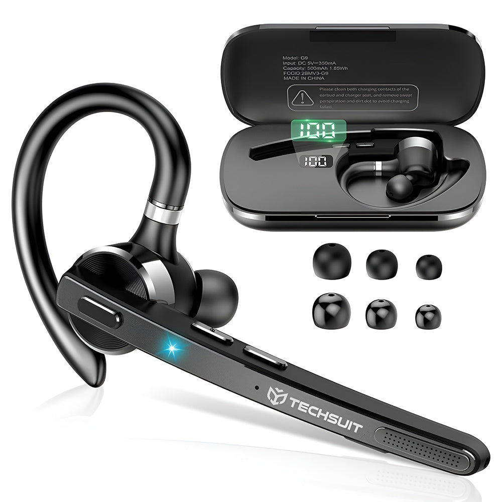 Handsfree Bluetooth Techsuit G9 TalkZen, A2DP, Čierna