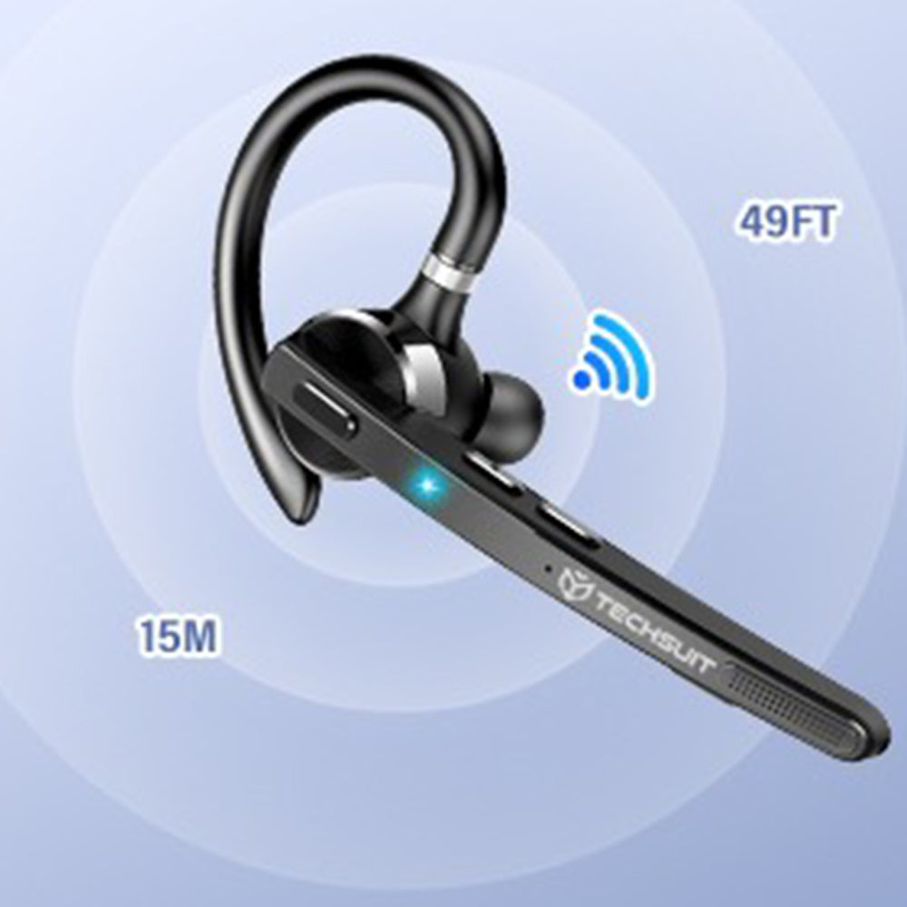 Handsfree Bluetooth Techsuit G9 TalkZen, A2DP, Čierna