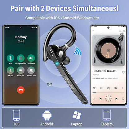 Handsfree Bluetooth Techsuit G9 TalkZen, A2DP, Čierna