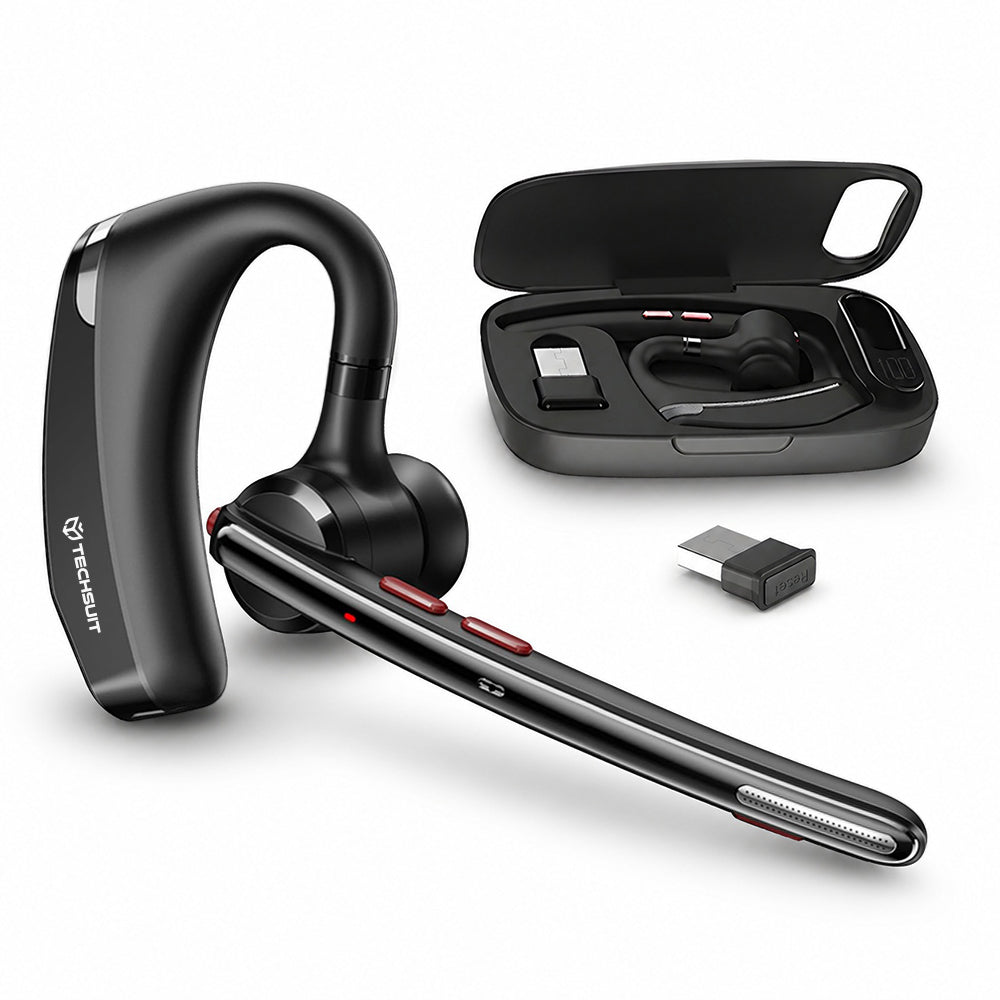 Slúchadlo Call Center Bluetooth Techsuit SoundForce Pro G10, A2DP, Čierne