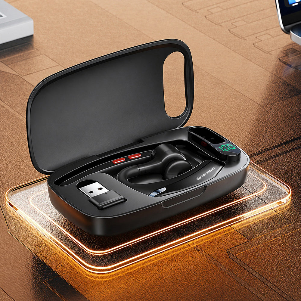 Slúchadlo Call Center Bluetooth Techsuit SoundForce Pro G10, A2DP, Čierne