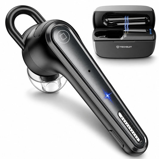 Handsfree Bluetooth Techsuit Voicera CB3, A2DP, Čierna