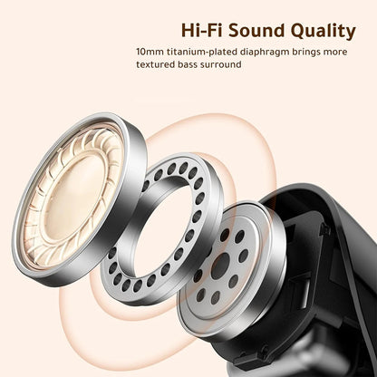 Handsfree Bluetooth UGREEN Dots (75628), TWS, MultiPoint, Čierna
