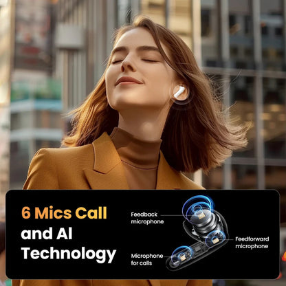 Handsfree Bluetooth UGREEN HiTune H6 Pro WS203, TWS, ANC, Biela