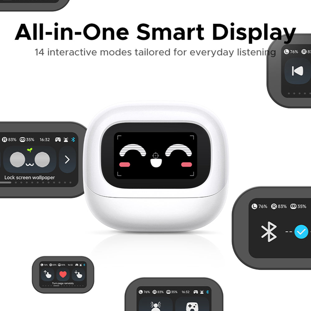 Handsfree Bluetooth UGREEN HiTune H6 Magic WS216 (65386), TWS, ANC, MultiPoint, Biela