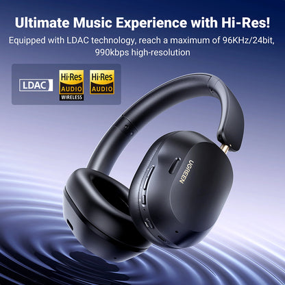 Handsfree Bluetooth UGREEN HiTune Max5C HP203, A2DP, ANC, Modrý