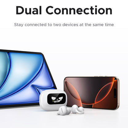 Handsfree Bluetooth UGREEN S6 ClipBuds Magic WS208, TWS, Biela