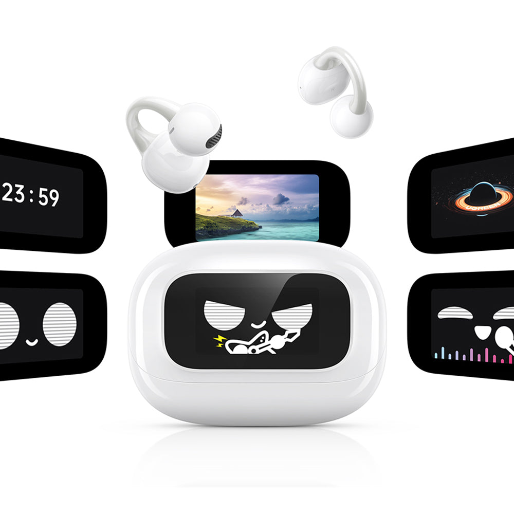 Handsfree Bluetooth UGREEN S6 ClipBuds Magic WS208, TWS, Biela