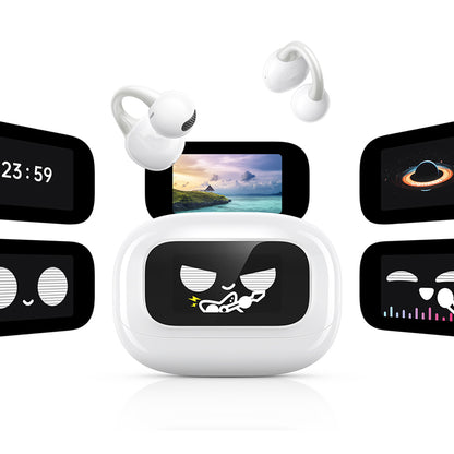 Handsfree Bluetooth UGREEN S6 ClipBuds Magic WS208, TWS, Biela