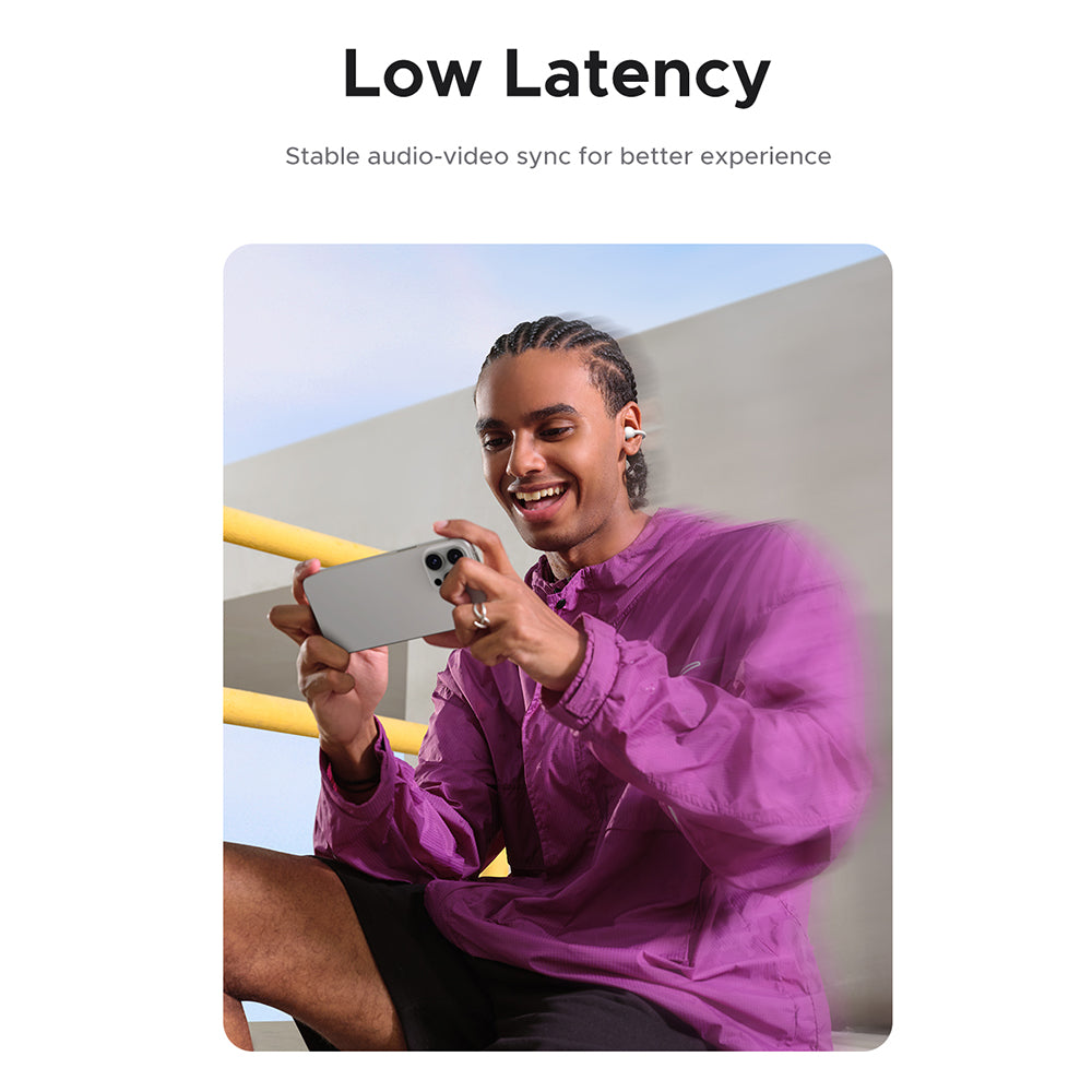 Handsfree Bluetooth UGREEN S6 ClipBuds Magic WS208, TWS, Biela