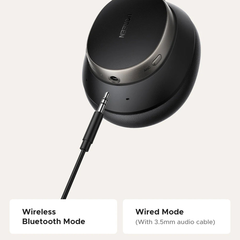 Handsfree Bluetooth UGREEN Studio Pro HP206, A2DP, ANC, Čierna