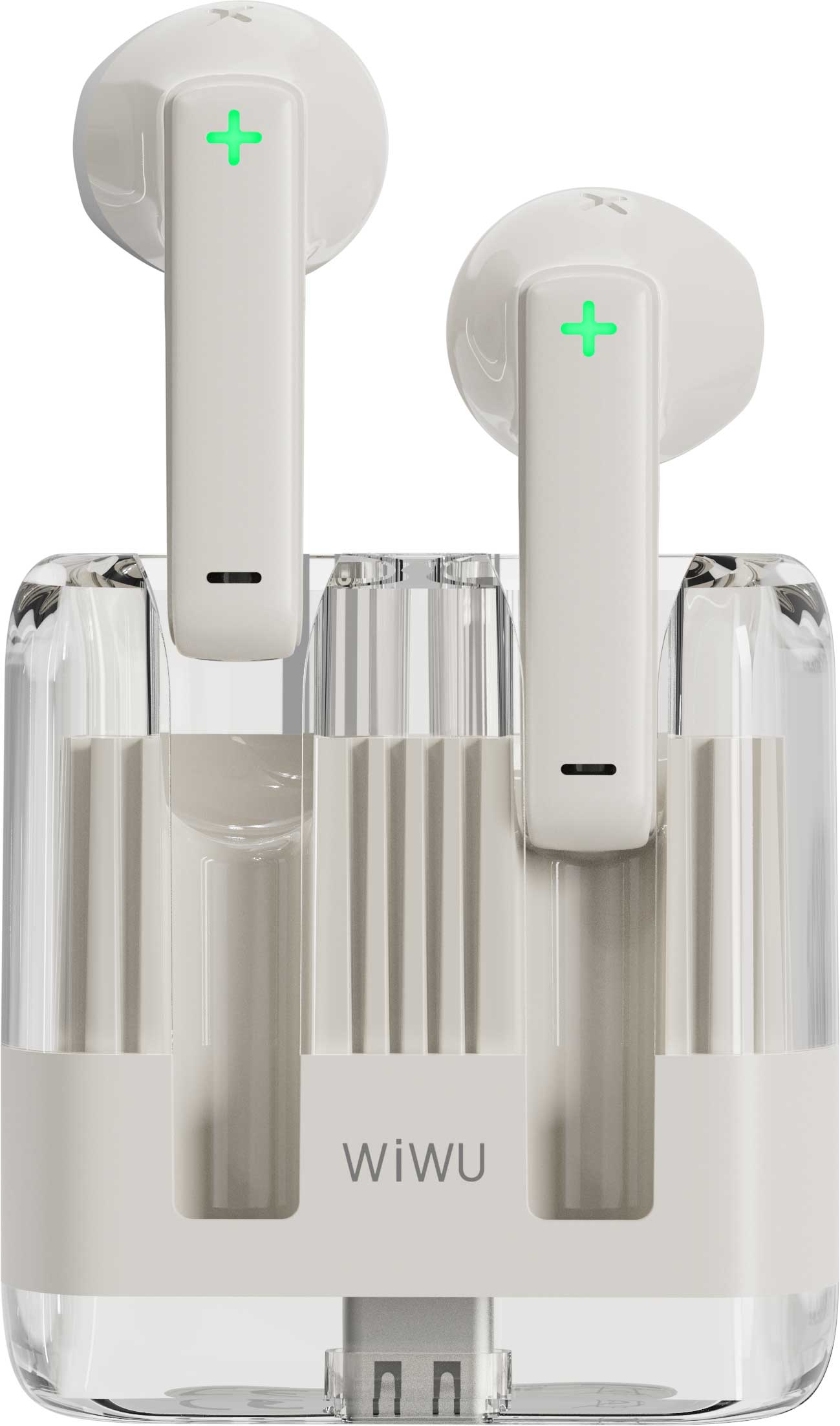 Handsfree Bluetooth WiWu T21, TWS, biele 
