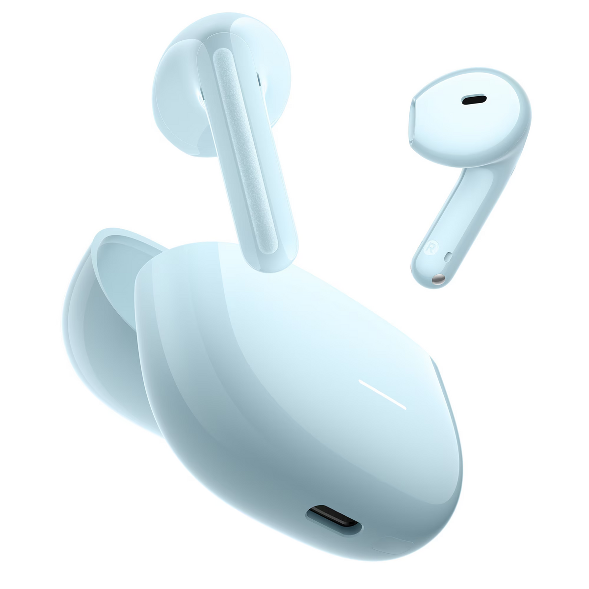 Handsfree Bluetooth Xiaomi Redmi Buds 8 Active, TWS, MultiPoint, Modrá BHR08JPGL