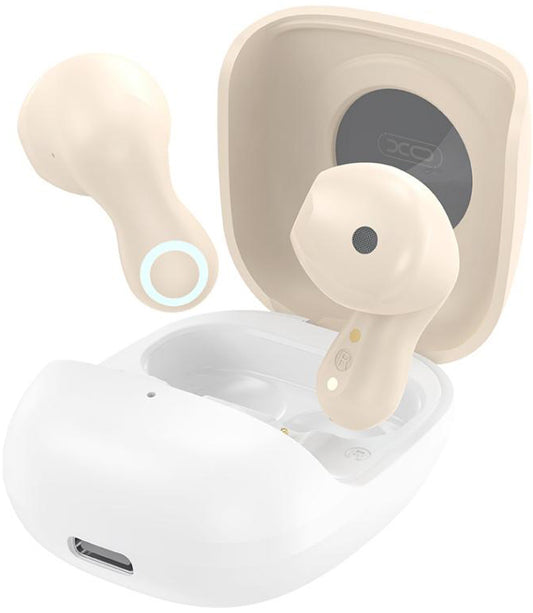 Handsfree Bluetooth XO Design G28, TWS, Béžová