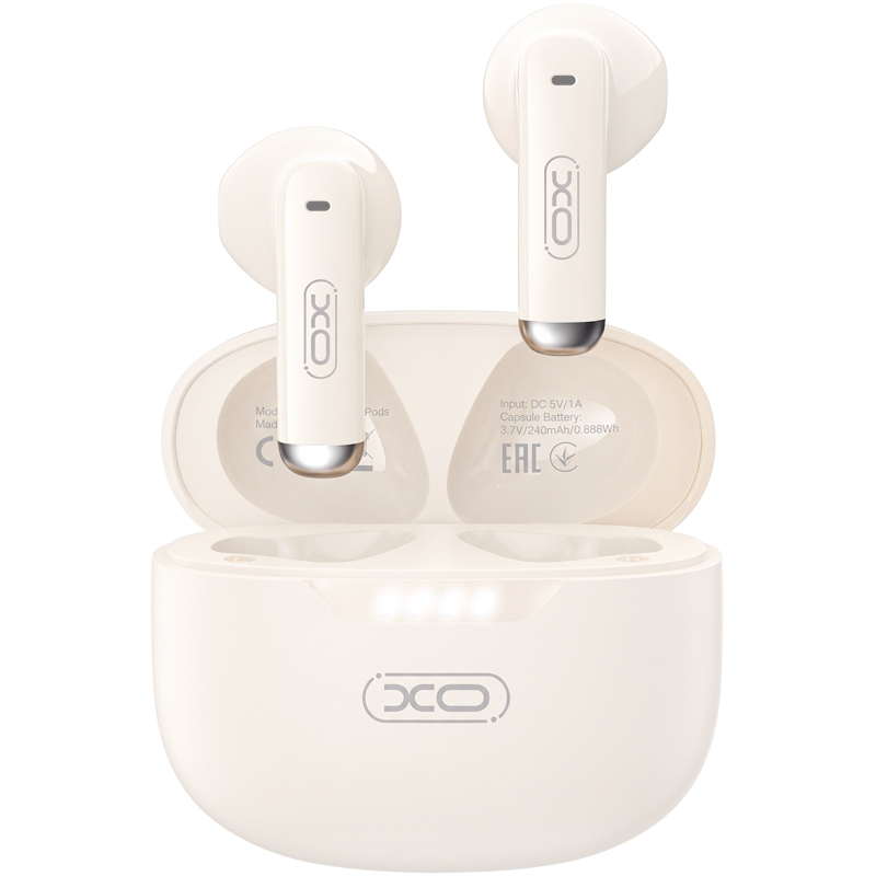 Handsfree Bluetooth XO Design G50, TWS, Béžová