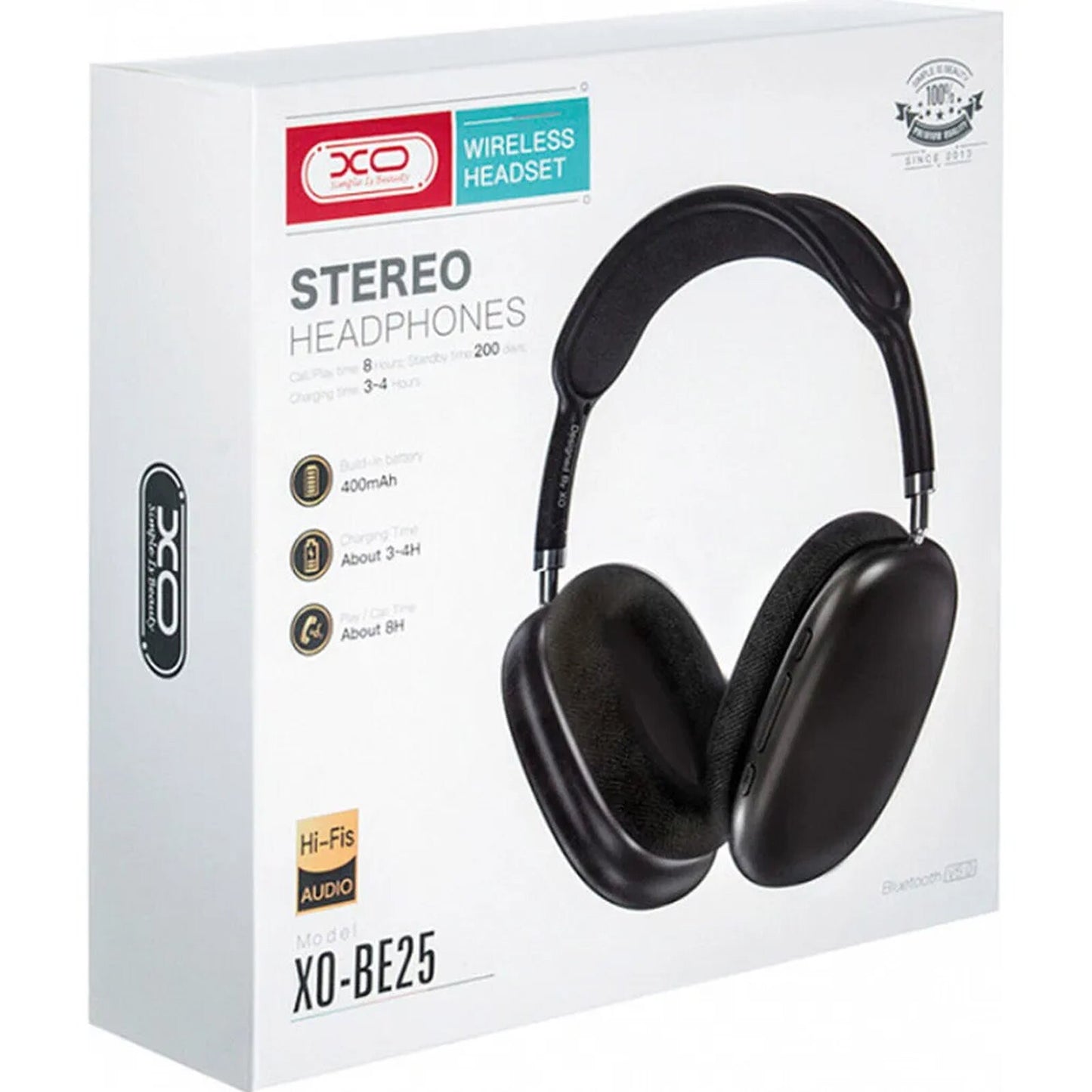 Handsfree Bluetooth XO Design BE25, A2DP, Čierna