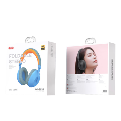 Handsfree Bluetooth XO Design BE49 Qiyue, A2DP, ANC, Modrý
