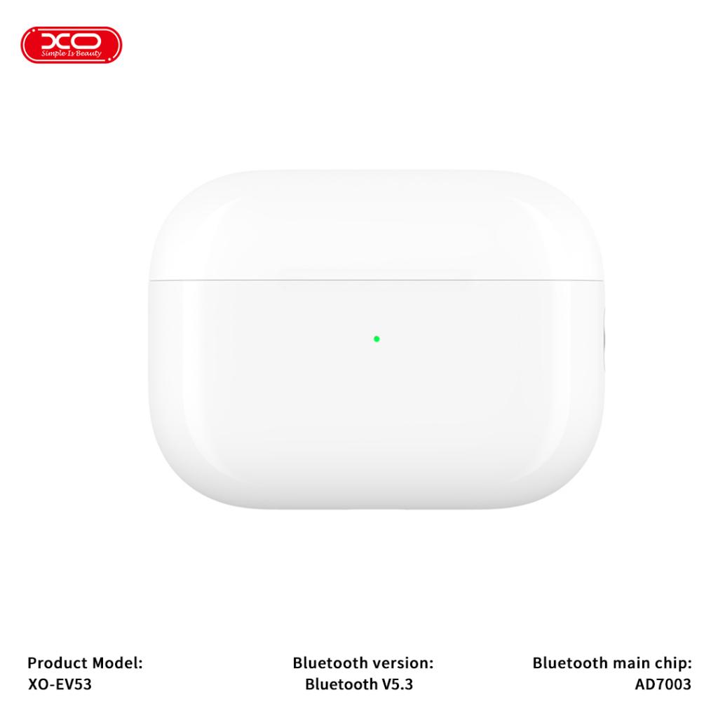 Handsfree Bluetooth XO Design EV53, TWS, ANC, Biela