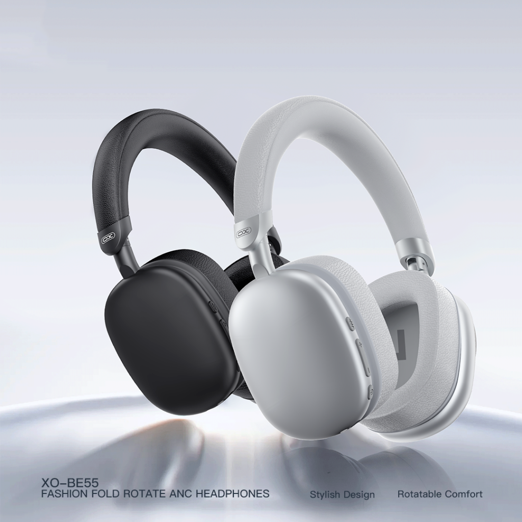 Handsfree Bluetooth XO Design BE55, A2DP, ANC, Strieborná