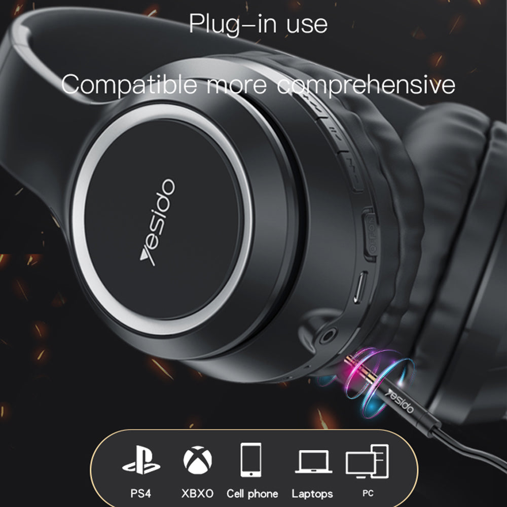 Handsfree Bluetooth Yesido EP03, A2DP, Čierna