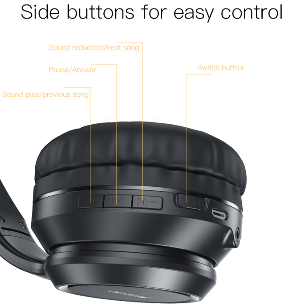 Handsfree Bluetooth Yesido EP03, A2DP, Čierna