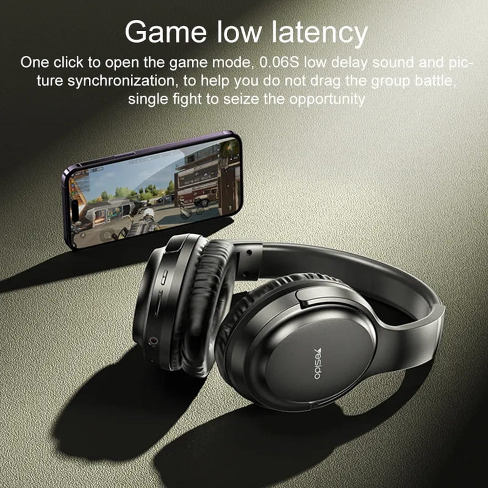 Handsfree Bluetooth Yesido EP04, A2DP, Čierna