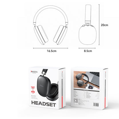 Handsfree Bluetooth Yesido EP05, A2DP, ANC, Čierna