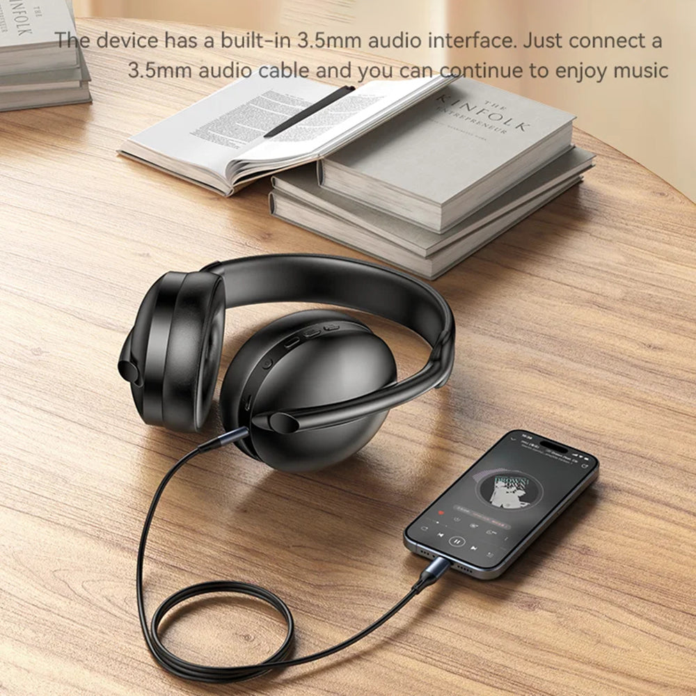 Handsfree Bluetooth Yesido EP08, A2DP, ANC, Čierna