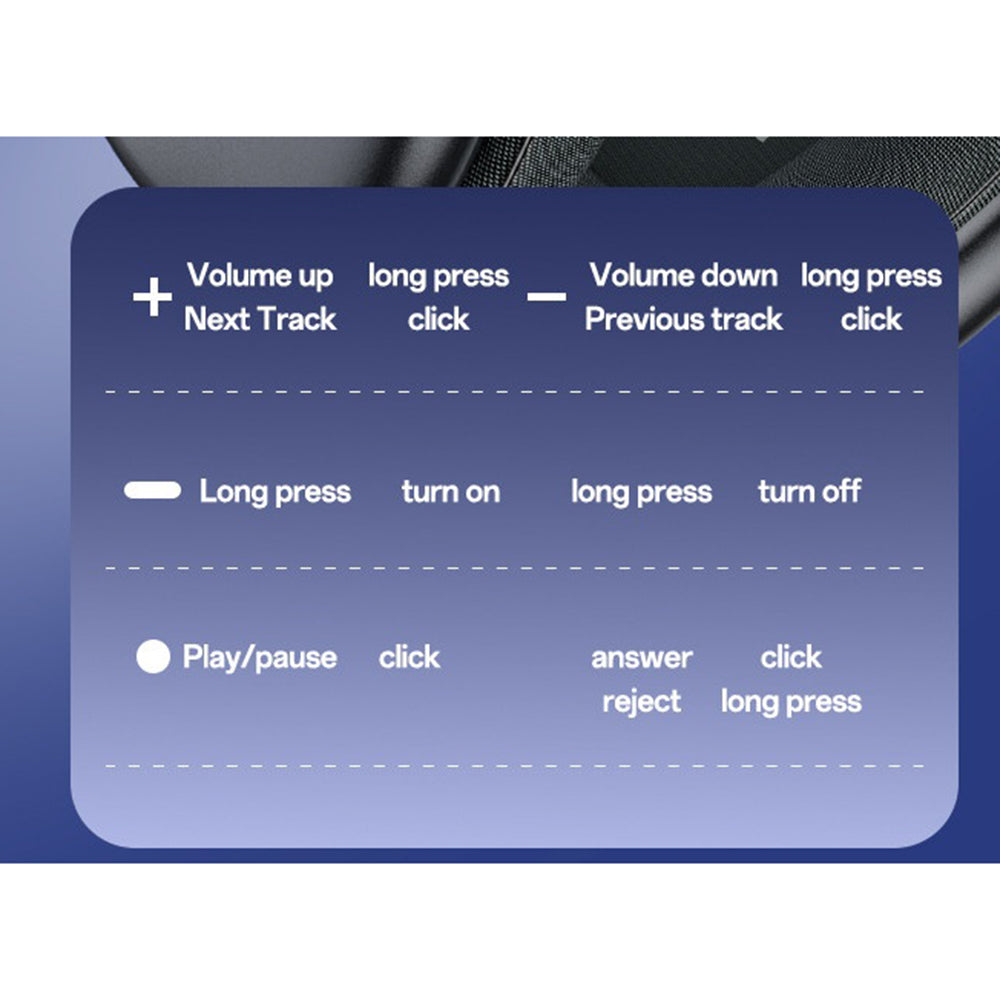 Handsfree Bluetooth Yesido EP10, A2DP, Čierna
