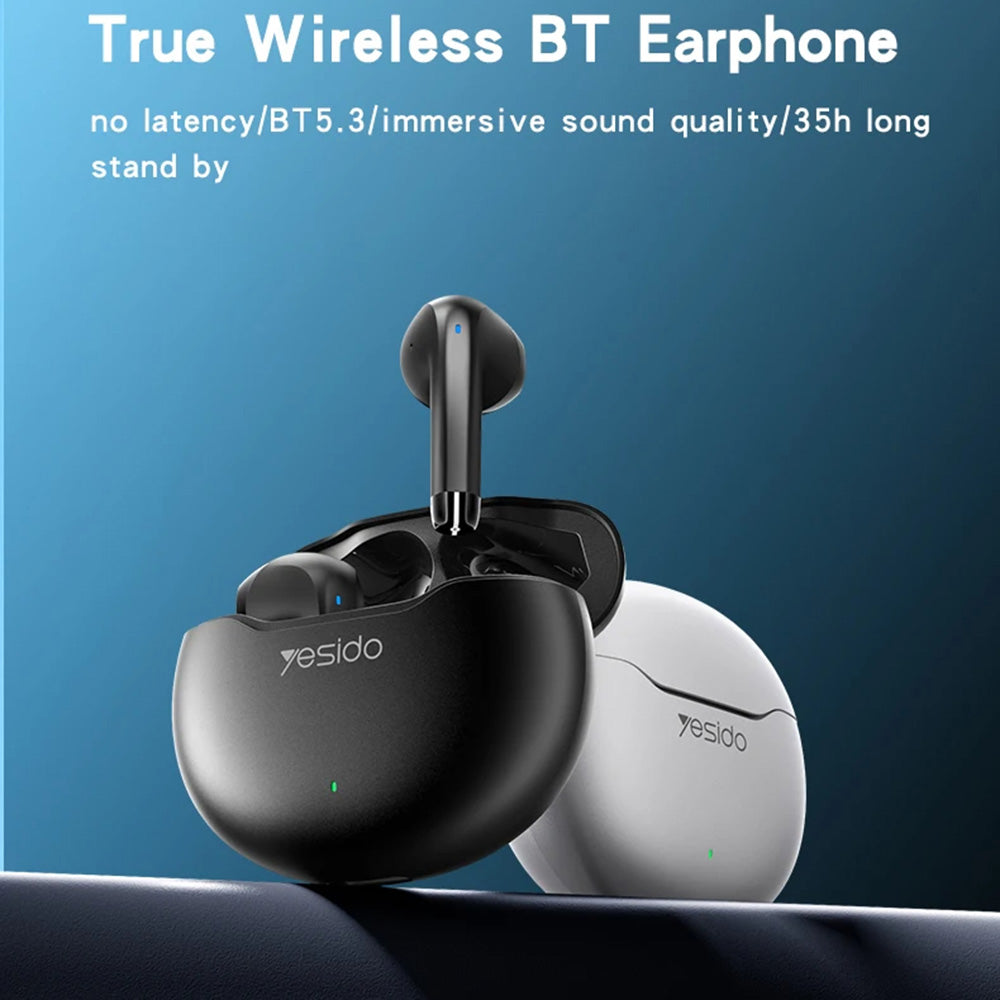 Handsfree Bluetooth Yesido TWS21, TWS, Čierna