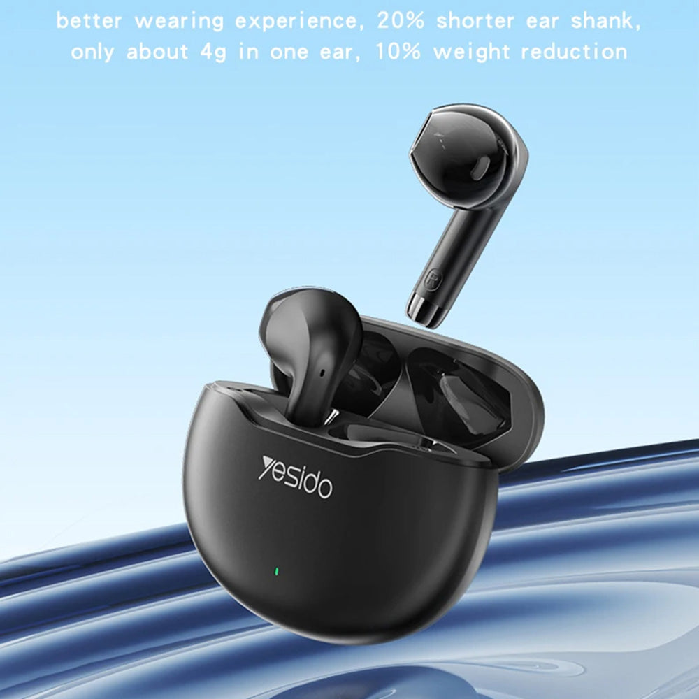 Handsfree Bluetooth Yesido TWS21, TWS, Čierna