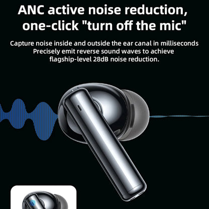 Handsfree Bluetooth Yesido TWS23, TWS, ANC, Black