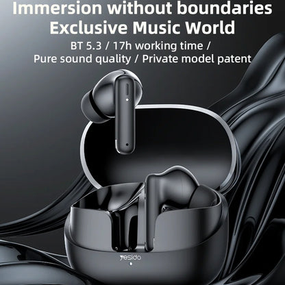 Handsfree Bluetooth Yesido TWS26, TWS, Čierna
