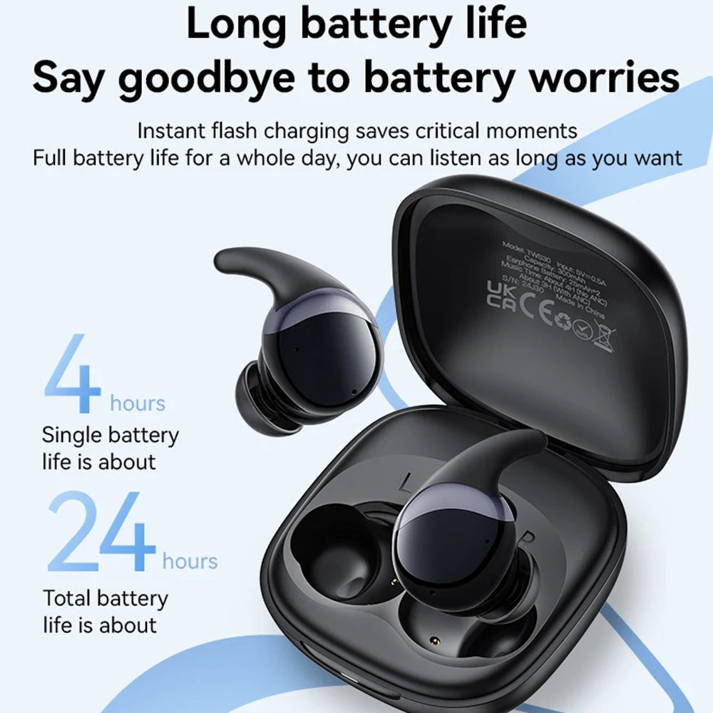 Handsfree Bluetooth Yesido TWS30, TWS, ANC, Čierna