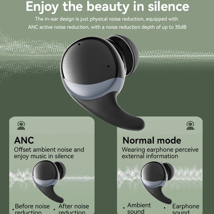 Handsfree Bluetooth Yesido TWS30, TWS, ANC, Čierna