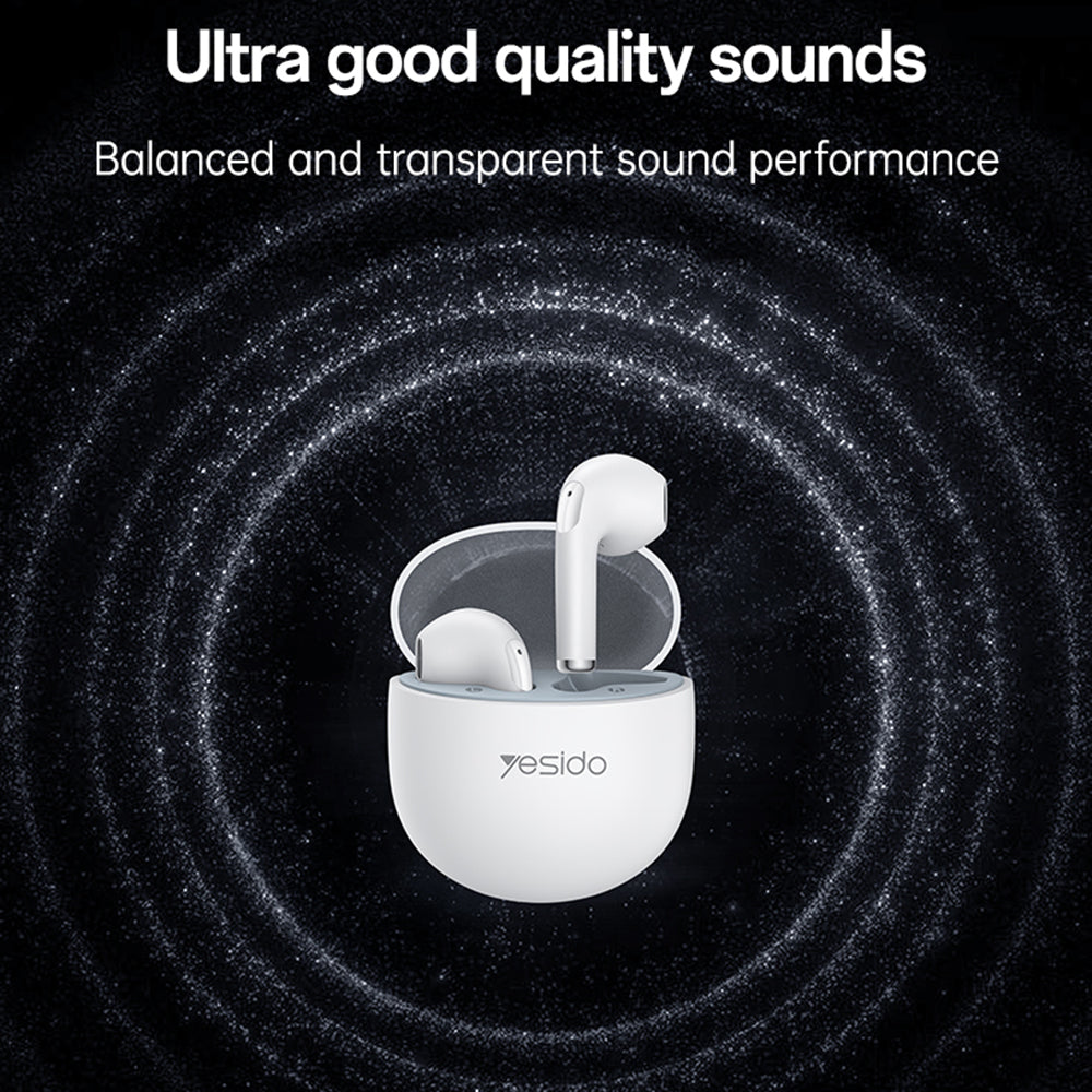 Handsfree Bluetooth Yesido TWS35, TWS, Biely