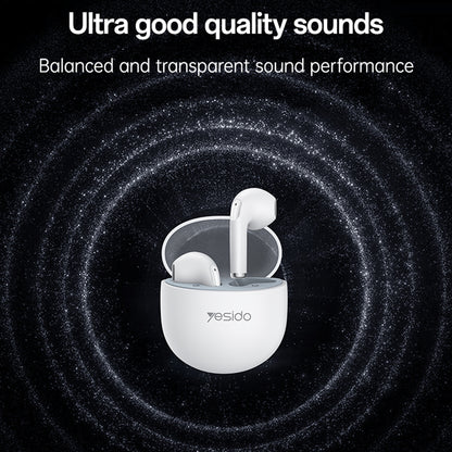 Handsfree Bluetooth Yesido TWS35, TWS, Biely