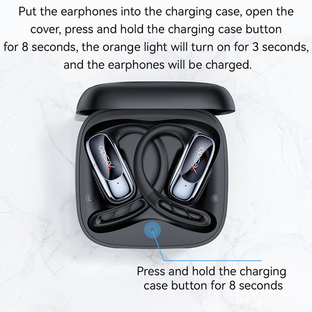 Handsfree Bluetooth Yesido YSP24, TWS, Čierna
